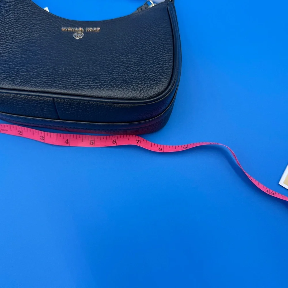 Michael Kors Black Pebbled Leather Shoulder Bag NWT. - Picture 7 of 11